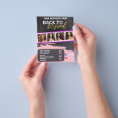 flyers haar stylist Terug naar School Sale Flyer (Hand)
