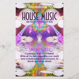 Flyers van de Rainbow House Music Club