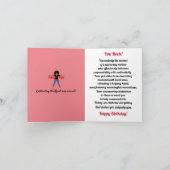 Flyest Mom African American Birthday Card Kaart (Binnen)