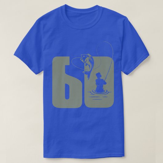 FlyFishing, hobby of beroepsangler 60 wèl T-shirt (Design voorkant)