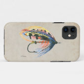 FlyFishing Lure Art Salmon Fly Lure Case-Mate iPhone Case (Achterkant (horizontaal))