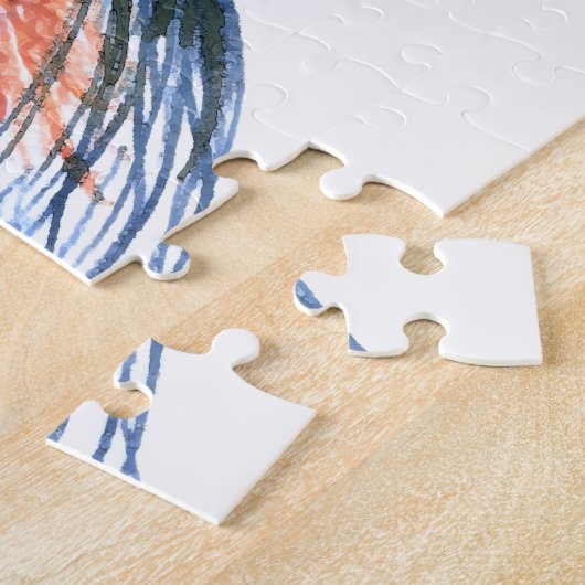 FlyFishing Lure Art Salmon Fly Lure Legpuzzel (Zijkant)