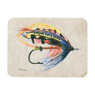 FlyFishing Lure Art Salmon Fly Lure Magneet