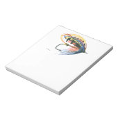 FlyFishing Lure Art Salmon Fly Lure Notitieblok (Linkerzijde)