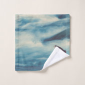 FlyFisht Trout Fisherman Blue River Monogram Bad Handdoek (Wasdoekje)