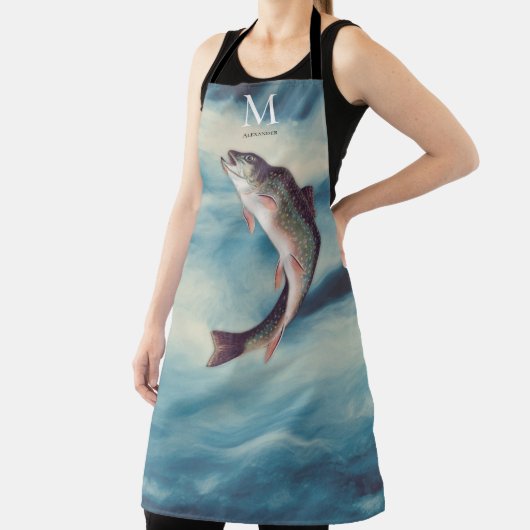 FlyFisht Trout Fisherman Blue River Monogram Schort (Insitu)