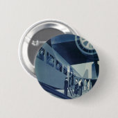 Flyg Med A-B Aerotransport Ronde Button 5,7 Cm (Voorkant /achterkant)