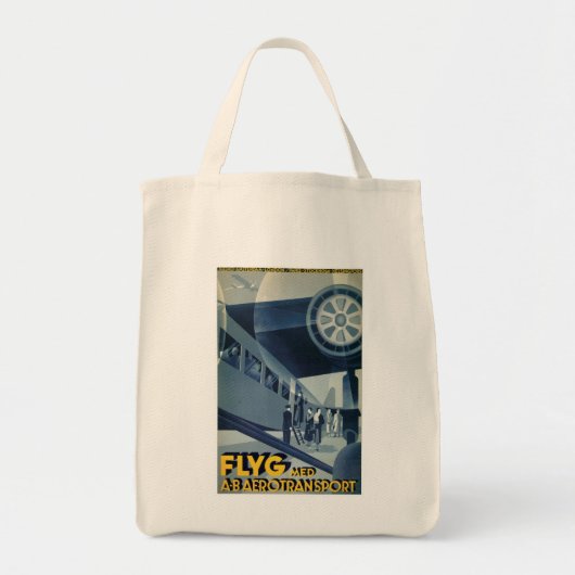 Flyg Med A-B Aerotransport Tote Bag (Voorkant)