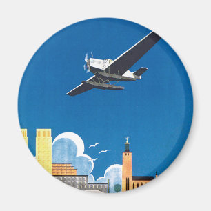 Flyg over Stockholm Magneet