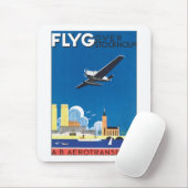 Flyg over Stockholm Muismat (Met muis)