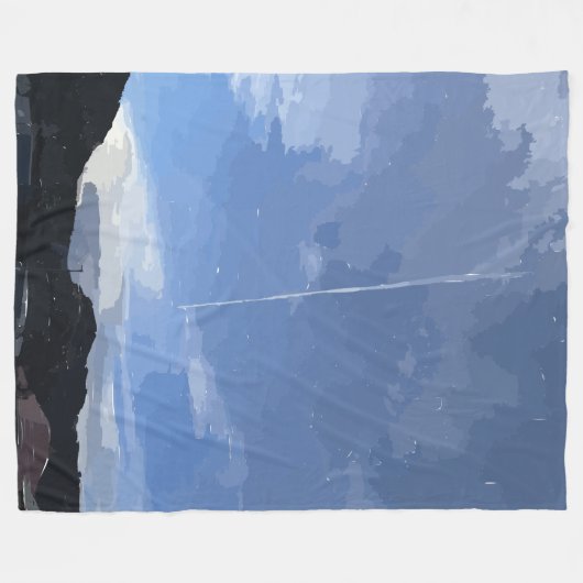 Flyin in the Sky Fleece Blanket (Voorkant (Horizontaal))