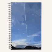 Flyin in the Sky Spiral Notitieboek (Voorkant)