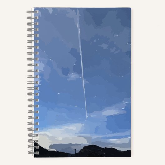 Flyin in the Sky Spiral Notitieboek (Voorkant)