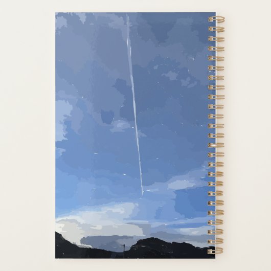 Flyin in the Sky Spiral Planner (Achterkant)