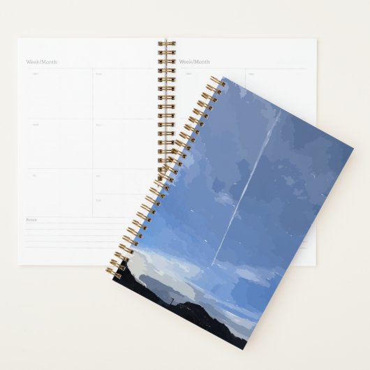 Flyin in the Sky Spiral Planner (Display)