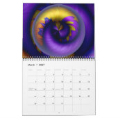 Flying 2025 Trippy Abstracte kunstkalender Kalender (Mar 2027)