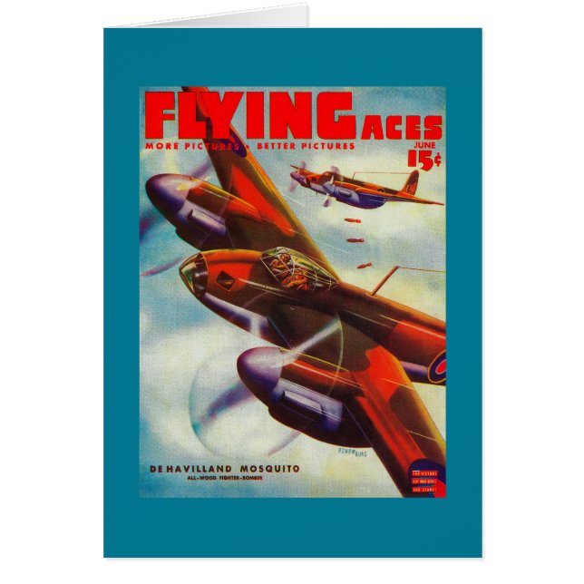 Flying Aces Magazine Cover 5 (Voorkant)
