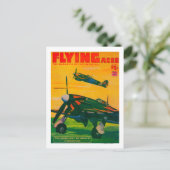 Flying Aces Magazine Cover 5 Briefkaart (Staand voorkant)