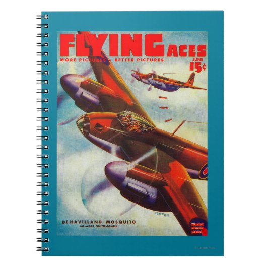 Flying Aces Magazine Omslag 5 Notitieboek (Voorkant)