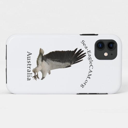 Flying Adult Zee-Eagle i phone case (Achterkant (horizontaal))
