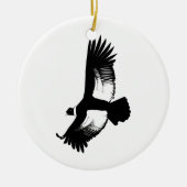 Flying Andean Condor Keramisch Ornament (Voorkant)