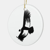 Flying Andean Condor Keramisch Ornament (Links)