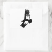 Flying Andean Condor Rechthoekige Sticker (Tas)