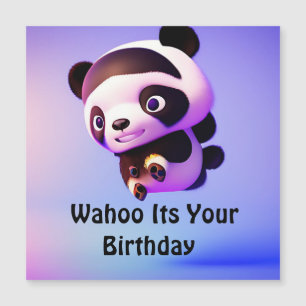 Flying Baby Panda, Magnetic Kaart