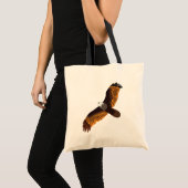 Flying Bald Eagle Bird Tote Bag (Voorkant (product))