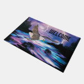 Flying Bald Eagle Doormat Deurmat (Schuin)