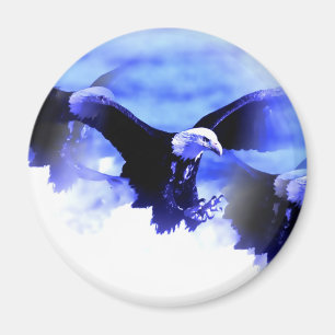 Flying Bald Eagle Magneet