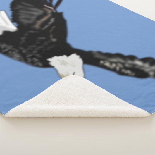 Flying Bald Eagle Sherpa Deken - Kies kleur (3/4)