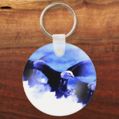 Flying Bald Eagle Sleutelhanger (Voorkant)