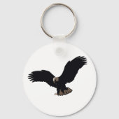 Flying Bald Eagle Sleutelhanger (Voorkant)