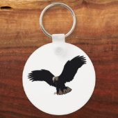 Flying Bald Eagle Sleutelhanger (Voorkant)