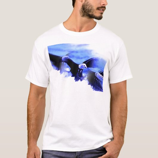 Flying Bald Eagle T-shirt (Voorkant)