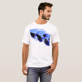 Flying Bald Eagle T-shirt (Voorkant volledig)