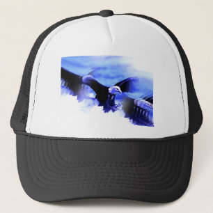 Flying Bald Eagle Trucker Pet