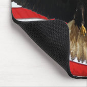Flying Bald Eagle USA Patriottische Gift Muismat (Hoek)