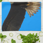 Flying Bald Eagle Wildlife Gift Theedoek (Gevouwen)