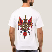 Flying Bard-Tattoo T-shirt (Achterkant)