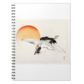 Flying Barn slik door Kōno Bairei Notitieboek (Voorkant)