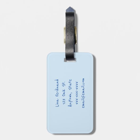 Flying Barn Swallow Bagagelabel (Achterkant verticaal)