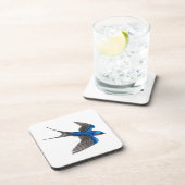 Flying Barn Swallow Bier Onderzetter (Rechterzijde)