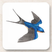 Flying Barn Swallow Bier Onderzetter (Voorkant)