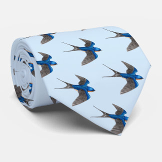 Flying Barn Swallow Necktie Stropdas