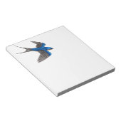 Flying Barn Swallow Note Pad Notitieblok (Schuin)