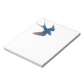 Flying Barn Swallow Note Pad Notitieblok (Linkerzijde)
