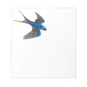 Flying Barn Swallow Note Pad Notitieblok (Voorkant)