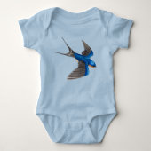 Flying Barn Swallow Romper (Voorkant)